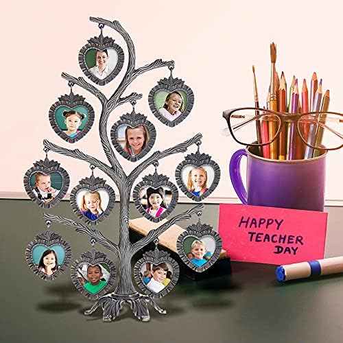 Рамка за снимки LASODY Family Tree Настанява гости в 12 Висящи Рамки За снимки, Колаж, Настолна Стойка, Бижута, Подаръци за Деня На Майката
