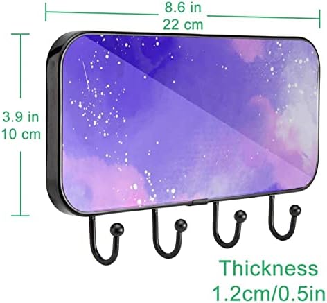 Както И Държач За Кърпи Стенни Закачалка За Кърпи Декор На Банята Халат Хавлия Палто Облекло Акварел Звездна Нощ Закачалка С Хавлиени Кърпи Органайзер За Съхранение