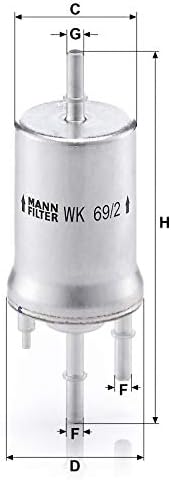 Горивен филтър-MANN-FILTER WK 69/2