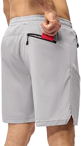 Мъжки къси панталони за джогинг и Пешеходен Туризъм MELOO - бързо съхнещи Спортни Спортни Шорти 7 С джобове за спорт Във Фитнес зала и Тенис на маса