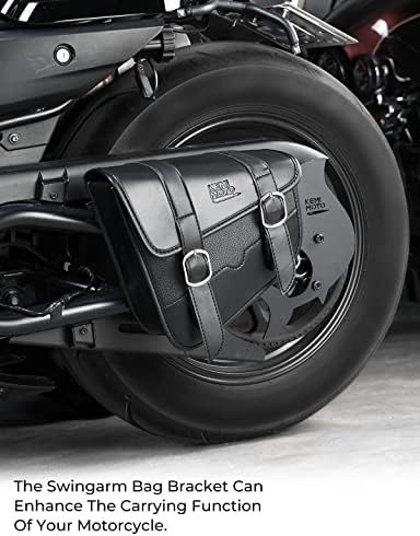 Комплект за закрепване Скоба за чанти-махалото мотоциклет kemimoto, Съвместим с SS1250 Sportster S 1250 RH1250 2021 2022 2023, черен