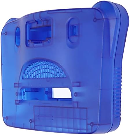 Защитен калъф за игрова конзола N64 в Ретро стил, Прозрачно Синьо Преносим Калъф, с Отвертка, Отхвърляне, Бутон за захранване, Универсална Здрава Кутия за съхранение на ABS