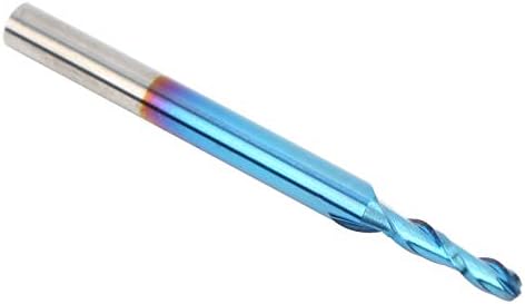 Топката Нож, Износостойкая Вольфрамовая стомана 3.175x3.175x17 mm, Навити Fresa със Синьо покритие с Висока Твърдост за специализация