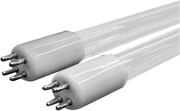 Однополюсная UV-лампа T5 с дължина на вълната 253,7 нм, Кварцевая UV-лампа T5 Диаметър на тръбата 15 мм, керамични универсална капачка с четири контакти G10Q Без озоновой тръба (150)