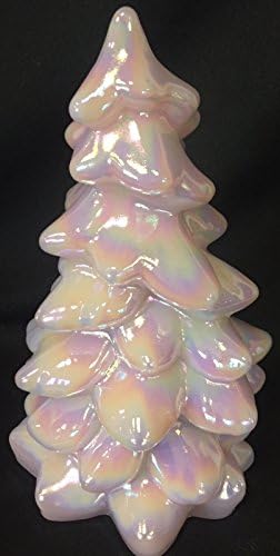Празнична Коледна елха - Mosser Glass САЩ - Средният размер на 5 1/2 (Бор, рисувани ръчно нефрит)