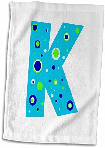Кърпа 3dRose Boys със Синя буква Т, 15 x 22
