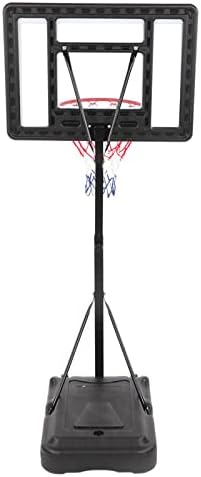 Баскетболно поставка NA за преносим подвижен басейни от PVC с прозрачна облегалка (регулиране на височината на кошчето 1,15 м-1,35 м) Максимално подходящ за топката 7