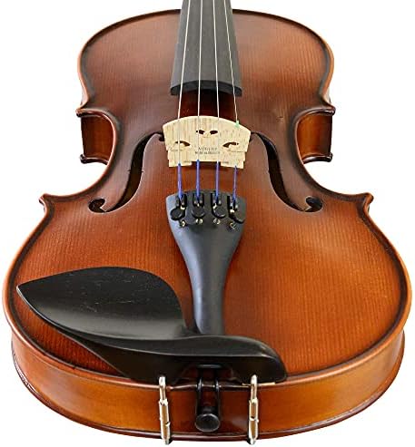 Комплект за цигулка Antonio Giuliani Etude 4/4 в пълен размер от Kennedy Violins - Чанта за носене и аксесоари в комплект - Профили от масив явор и черно дърво AG360
