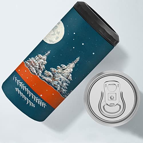 Охладител за тънки кутии със зимна принтом - Готин Дизайн, Охладител за тънки кутии с тематичен изолация