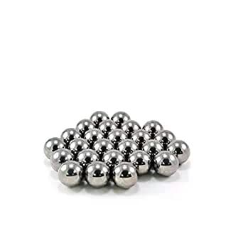 100 Броя Топки-мешалок за смесване лак за нокти - Топки с лагери от хромирана стомана - Топки за смесване на бои, които са Защитени от корозия - Метални топки за смесван