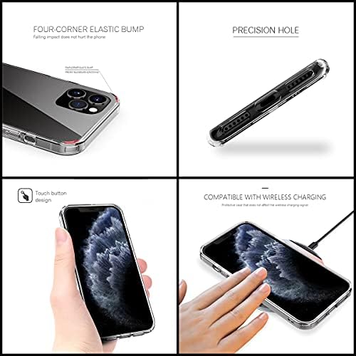 Калъф за телефон е Съвместим с Samsung 15 iPhone 14 Макларън Se 2020 Monaco 8 Ливрея 12 7 X Xr 11 Pro Max 13 14 Аксесоари за надраскване Водоустойчив Прозрачен