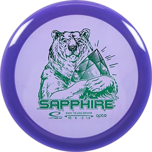 Динамични ПАМЕТИ D·D Latitude 64 Opto Sapphire За начинаещи Драйвер, за да карам голф | Лесно бросаемый Шофьор с дистанционно управление Диск за Фризби голф тегло 160 г и по-долу | Цвят на печат може да се различава