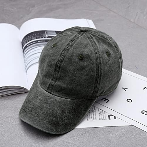 DHTDVD бейзболна шапка в стил хип-Хоп, Шапки за татко, Памучни Миещи Регулируеми Шапки за голф, Дамски Мъжка шапка от слънцето (Цвят: D, размер: 1)