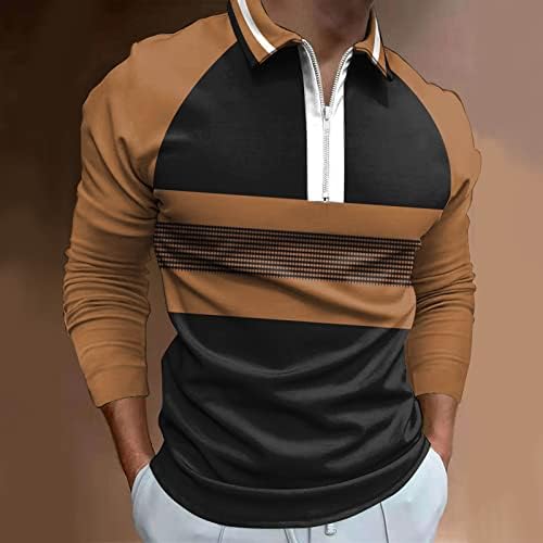 RCESSD Мъжки Униформи Поло, голям размер с дълъг ръкав и яка Пико (Standard & Plus), Мъжка риза Поло с къс ръкав, мъжки риза средно тегло-042505xy1