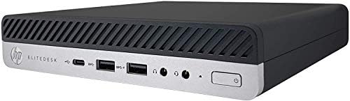 HP EliteDesk 800 G5 Mini - 6-ядрен процесор Intel Core i5-9500T 9-то поколение с честота до 3,70 Ghz, 16 GB оперативна памет DDR4, 256 GB NVMe SSD, WiFi-6, Bluetooth 5.0, Intel UHD Graphics 630, Windows 10 Pro (обновена)