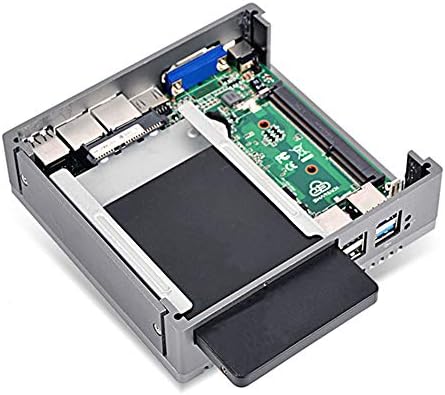 Издръжлив мини-КОМПЮТЪР HUNSN Fanelss, Настолен компютър Palm, Intel Celeron N2940, BH10, PXE, поддръжка на WOL, 2 x HDMI, 2 x LAN, 4 x USB2.0, 2 x USB3.0, без да се свързвате към интернет, БЕЗ памет, без база, без