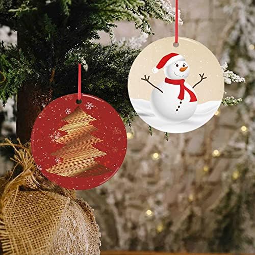Коледен Ден САМ Висящи Украшения Коледно Дърво, Орнаменти Фестивал за Сувенири Мини Коледни Топки Блясък