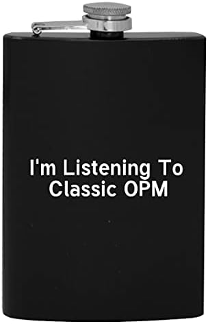 Аз слушам Класическа Фляжку за пиене OPM - 8oz Hip Drinking Alcohol