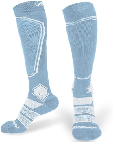 ски чорапи devembr от мериносова вълна за мъже и жени, високо-производителни чорапи за сноуборд, 5-12, идеални за зимни спортове