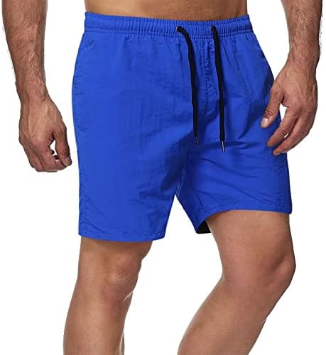 Спортни къси панталони за Мъже, Дебнещ Летни Плажни Шорти на съвсем малък с Еластичен колан и Джобове, Баскетболни шорти