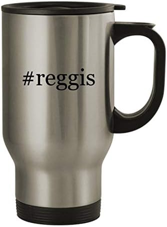 Подарък дрънкулки reggis - Пътна Чаша от Неръждаема Стомана с тегло 14 грама, Сребрист