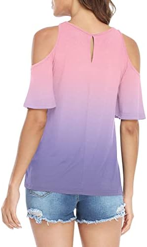 Дамски блузи Yubnlvae в Ретро стил, Модерни Ежедневни Шарени Без Ръкави, Леки Летни Блузи Свободно намаляване с кръгло деколте