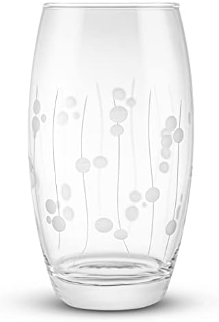 Серия На Kristal Party 6 чаши за безалкохолни напитки, Прозрачни чаши за вино, чаши за вино [комплект от 6] Стъклени чаши за хайбола (510 cc)