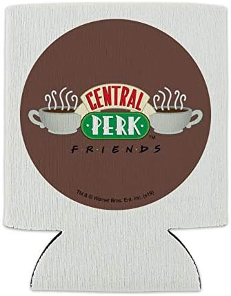 Охладител за Кутии с Логото на Friends Central Perk - Държач за напитки С ръкав за Прегръдки, Сгъваема Изолатор - Притежателя с изолация за напитки