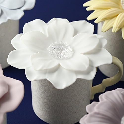 Капак за чаши от хранително-силикон TINTON LIFE® Vivid Двупластова във формата на цвете (Сакура)