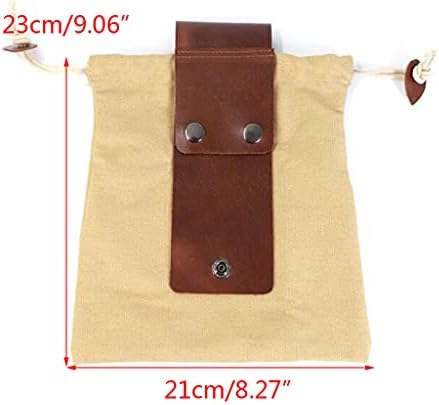 Многофункционална Поясная чанта Sa-ск за събиране на камъни, черен/кафяв/Зелен/Хакове, поясная чанта, Тактильная чанта от Вощеного платно, поясная чанта