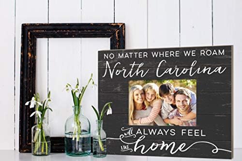 Выветрившаяся Планк Kindred Hearts се Чувства Като у Дома си, рамка за снимка от Северна Каролина, Многоцветен