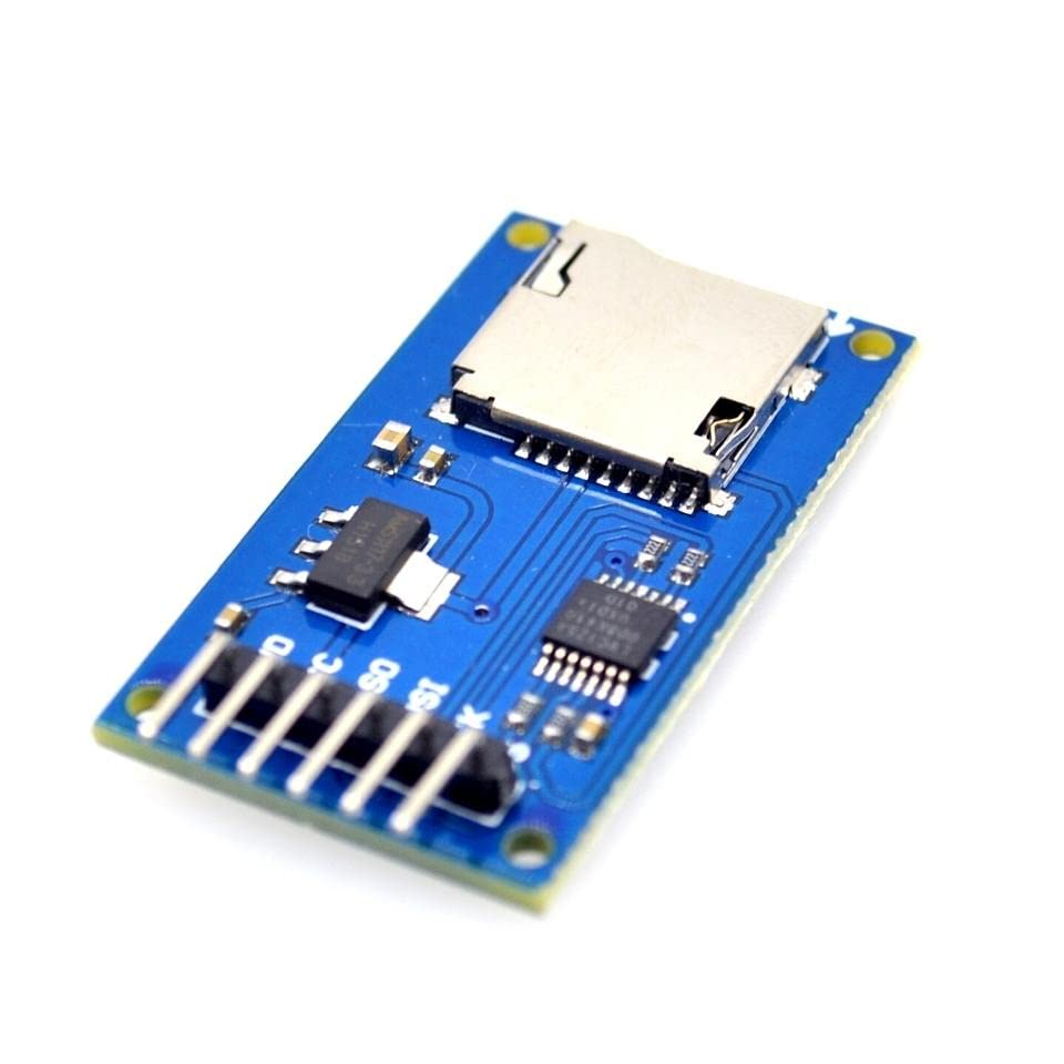 Micro SD Card & SDHC (висока карта) Мини TF Модул за Четене на карти Адаптер SPI Интерфейс с Чип Конвертор ниво за Arduino