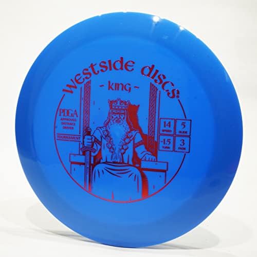 Диск за голф Westside Disks Турнир King Distance Driver Disc Golf, Изберете тегло / цвят [Марка и точни цветове могат да се различават]