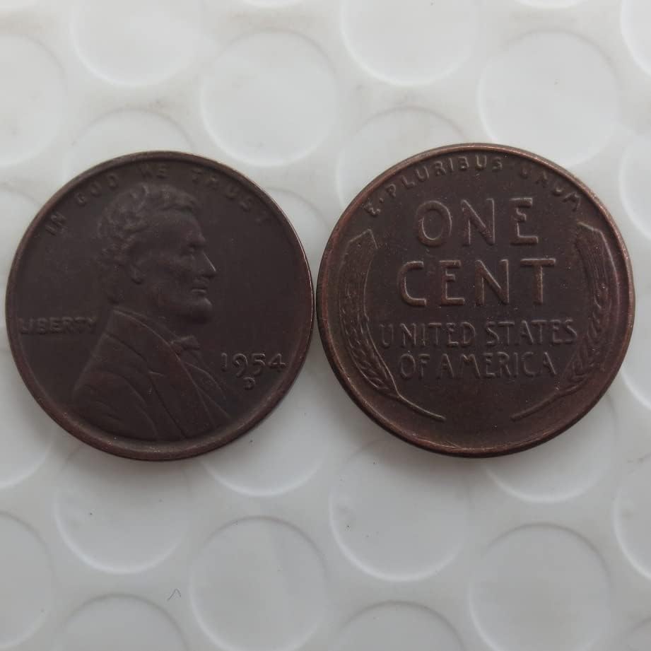 Възпоменателна монета Чуждестранна копие Линкольновского цента 1954 г., САЩ