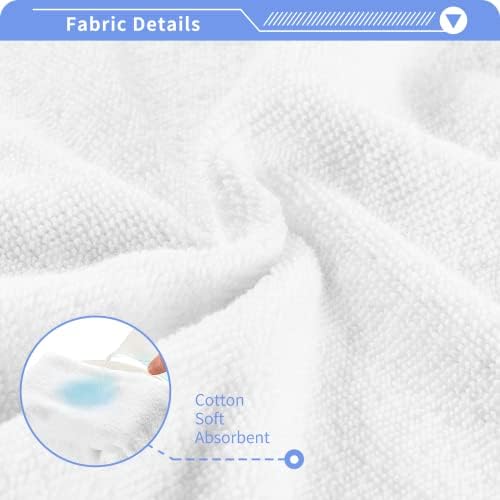 Комплект кърпички за миене на съдове ALAZA Galaxy Moon Stars - Опаковка от 6 Памучни Кърпички за лице, е добре Абсорбиращи и мека на Допир хавлиени Кърпи за пръстите (226cr8f)