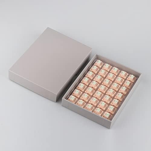 Набор от механични превключватели EPOMAKER CIDOO Mint, Линейни, с предварителна смазка, 5-пинов превключвател, 35 теми за настройки на клавиатура (линеен превключвател Mint)