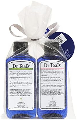 Разход на набор от Dr Teal's Foaming Bath за празнични бани (общо 6 течни унции): Възстановява и попълване на запасите розова гималайской сол, а също и релаксира эвкалиптом и мента. Лечение на кожата Си, чувствата и