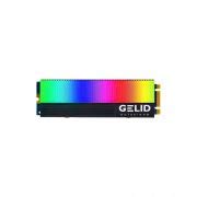 Gelid Solutions Glint - Охладител за твърдотелно устройство ARGB M. 2 - Подходящ за твърдотелно устройство 2280 - ARGB Sync - 73x24x15 mm - Алуминий