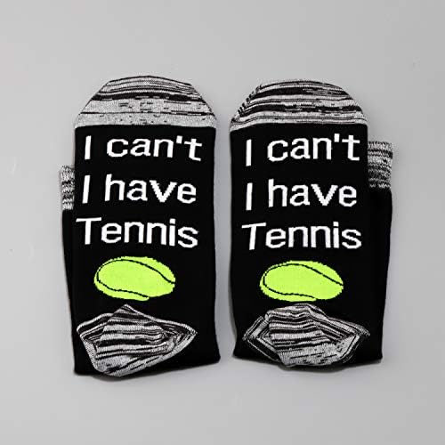 LEVLO Funny Ball Подаръци за Любителите на спорта, аз не мога, имам Памучни Чорапи за Футбол/ Баскетбол/ Тенис