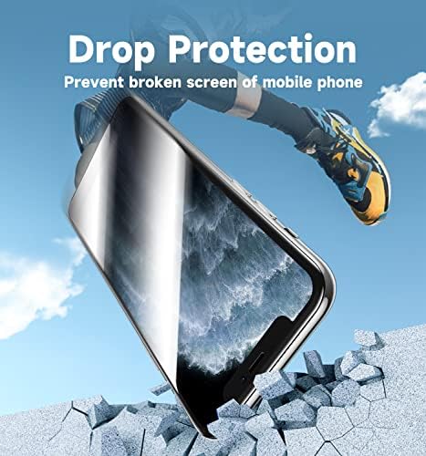 МАГИЯТА на ДЖОН Pack 2 за iPhone 11 Pro/ iPhone X/ iPhone XS Защитен слой от закалено стъкло с диагонал 5,8 инча, Автоматична инсталация за отстраняване на прах, без мехурчета, HD Clear, лесна инсталация