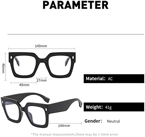 2023 Нови възрастни Унисекс Летни индивидуалност квадратни ретро широки многоцветни слънчеви очила дамски прозрачни (червени, един размер)