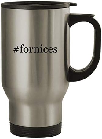 Подарък дрънкулки fornices - Пътна Чаша от Неръждаема Стомана с тегло 14 грама, сребрист