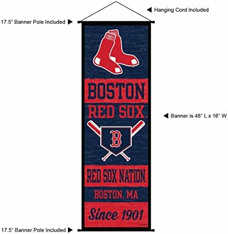 Знамето на Бостън Ред Сокс и Прокручивающийся Знак