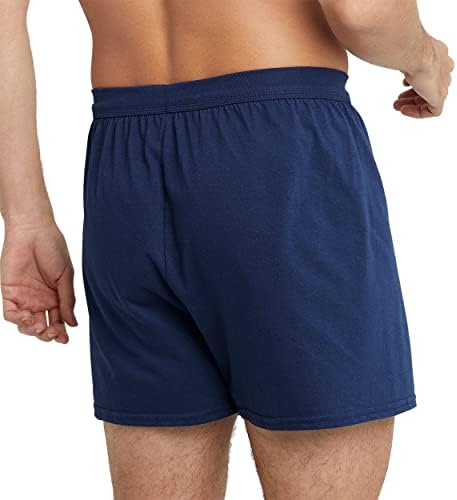 Мъжки слипове-боксерки Hanes ComfortSoft Underwear, Гащи-боксерки от Меко Трико, Впитывающего влагата, Многопластови (цветовете може да варират)