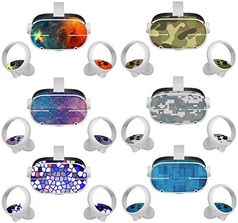 Етикети за слушалки wji VR, Етикети върху Кожата за Етикети на Контролера на слушалките от PVC, Подходящ за аксесоари за виртуална реалност