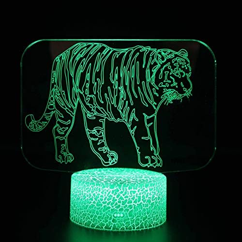 SZG Тигър Настолна Лампа Докосване Led нощна светлина Домашна Стая Дъгова Кон Lampen Украса Творчески Настолни Лампи за Подарък