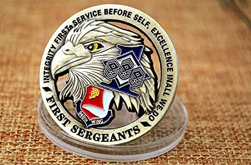 Сувенирни Монети за първите офицери 940-ти Cvw Съединените Щати, Военен Ветеран от военновъздушните сили на САЩ, Възпоменателна Монета С Медна покритие