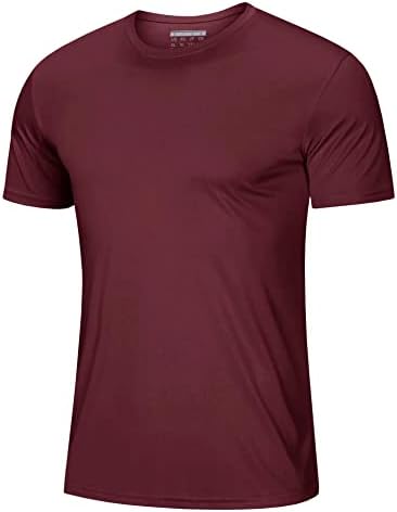 Мъжки t-shirt MAGCOMSEN с къс ръкав, Бързосъхнеща UPF 50 +, Спортна тениска за Бягане, Тренировка, Риболов, Тениски, за да се изяви