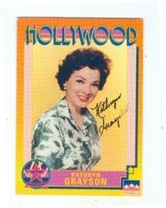 Визитка Катрин Грейсън с автограф (Актриса на Шоу-бизнеса, Kiss Me Kate) 1991 Алеята на славата 191 - Телевизионни картички