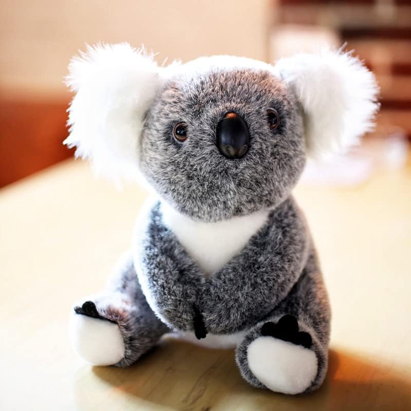 XIYUAN 11,8 Мек Плюшен Имитация на Животински Koala е Кукла Играчка За Подарък Мека Възглавница за Животни (Сив)